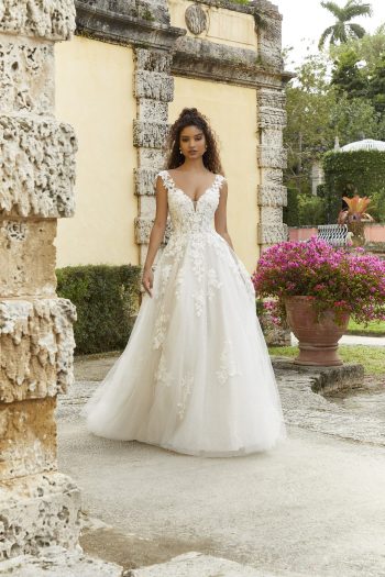 Morilee sparkly ballgown wedding dress